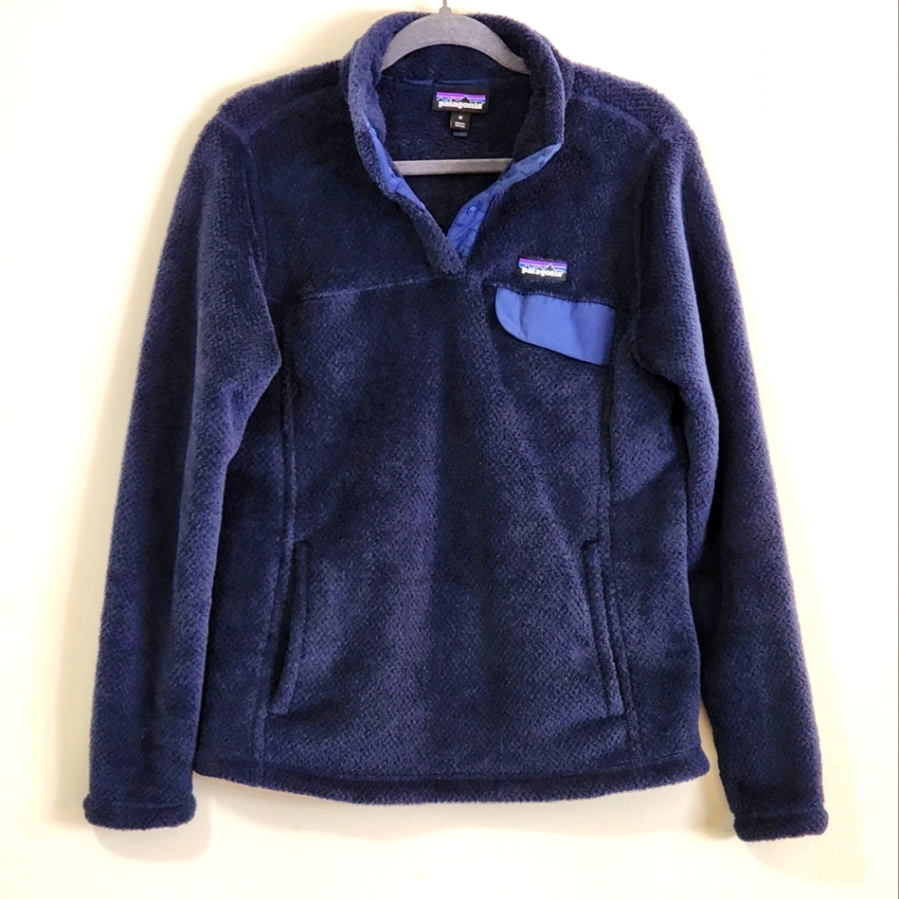 Patagonia Navy Blue Fleece Pullover